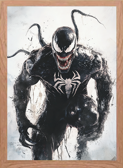 Venom White Background