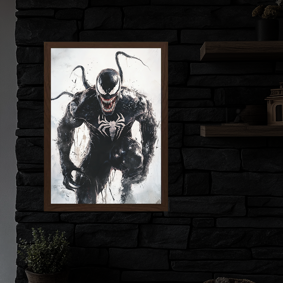 Venom White Background