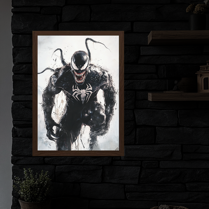 Venom White Background