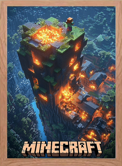 Minecraft Lava Cliff