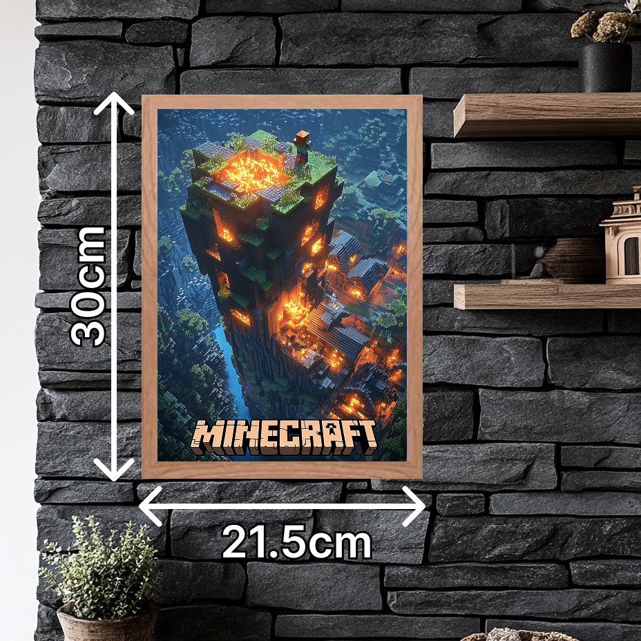 Minecraft Lava Cliff