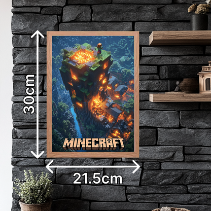 Minecraft Lava Cliff